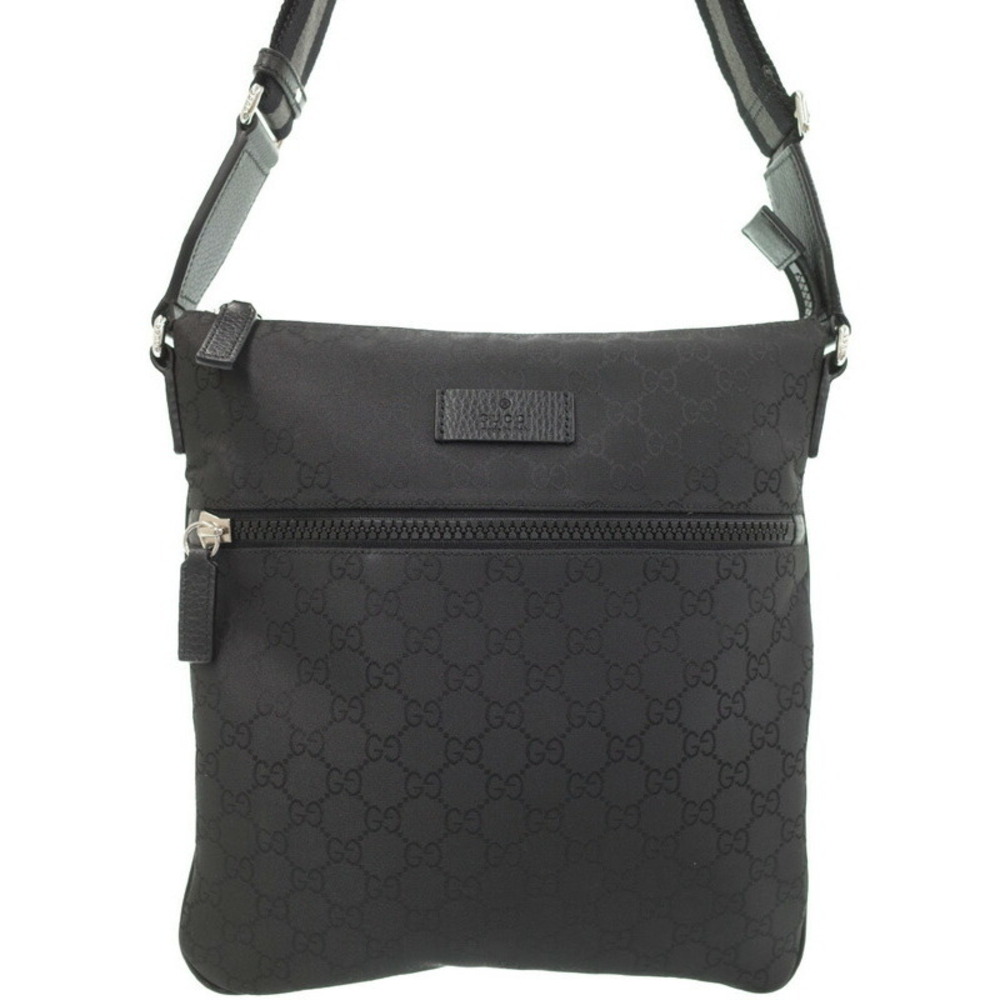 Gucci Bag Messenger Black GG Crossbody - Picture 2 of 9